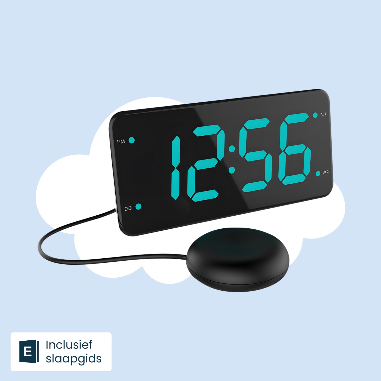 Wekker met trilfunctie 'Pulse'