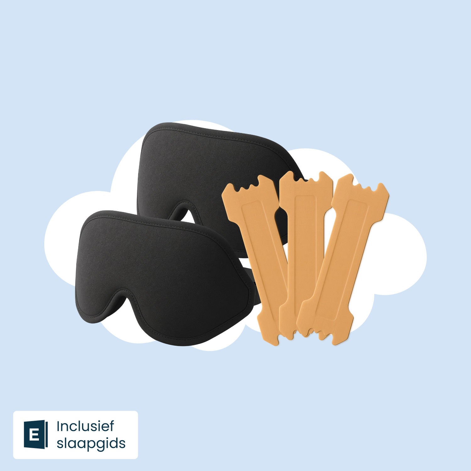 slaapmaskers en neusstrips