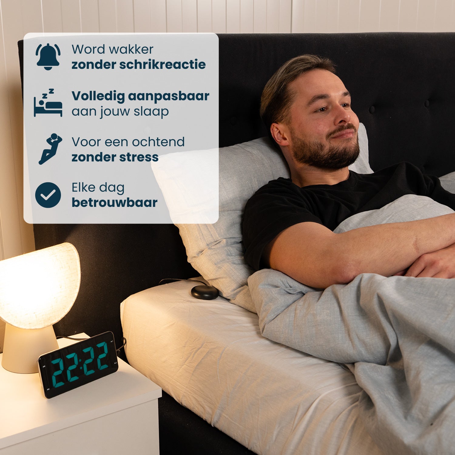 Wekker met trilfunctie 'Pulse'