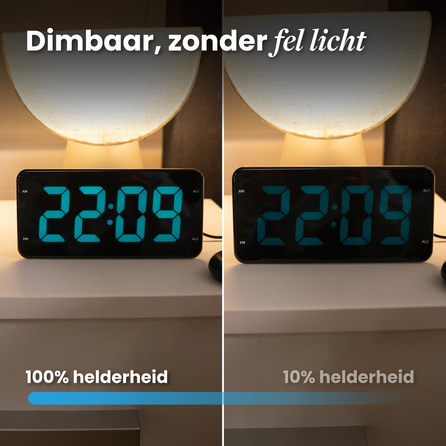 Wekker met trilfunctie 'Pulse'